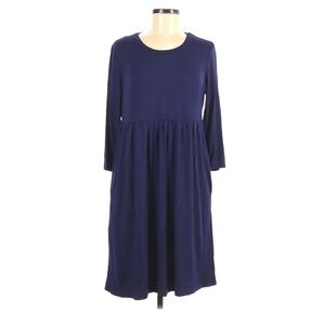 🆕 Simple by Suzanne Betro Navy Midi Dress sz M